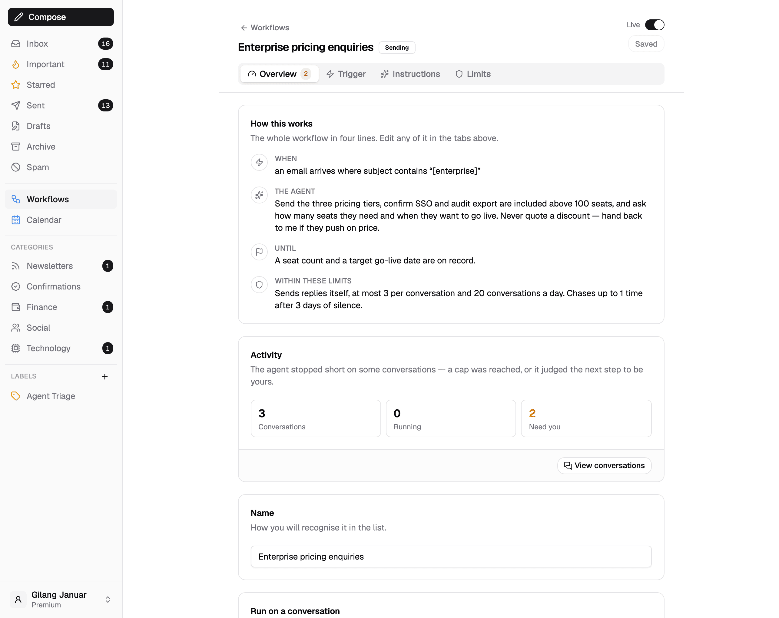 LaterOn - Newsletter aggregator and scheduler with AI summarization